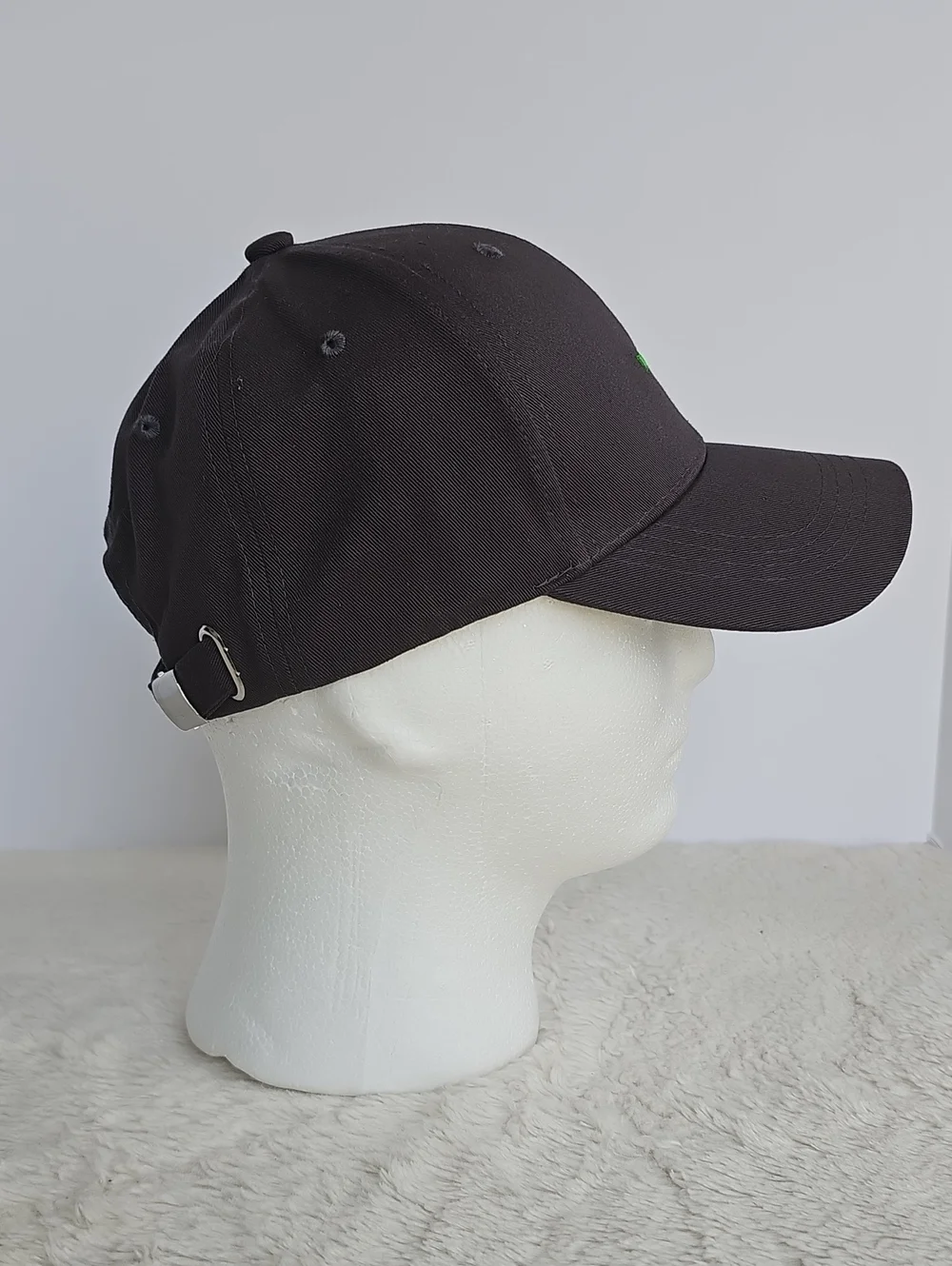 NWT Italian Flag Minimalist Embroidered Black Baseball Cap Hat